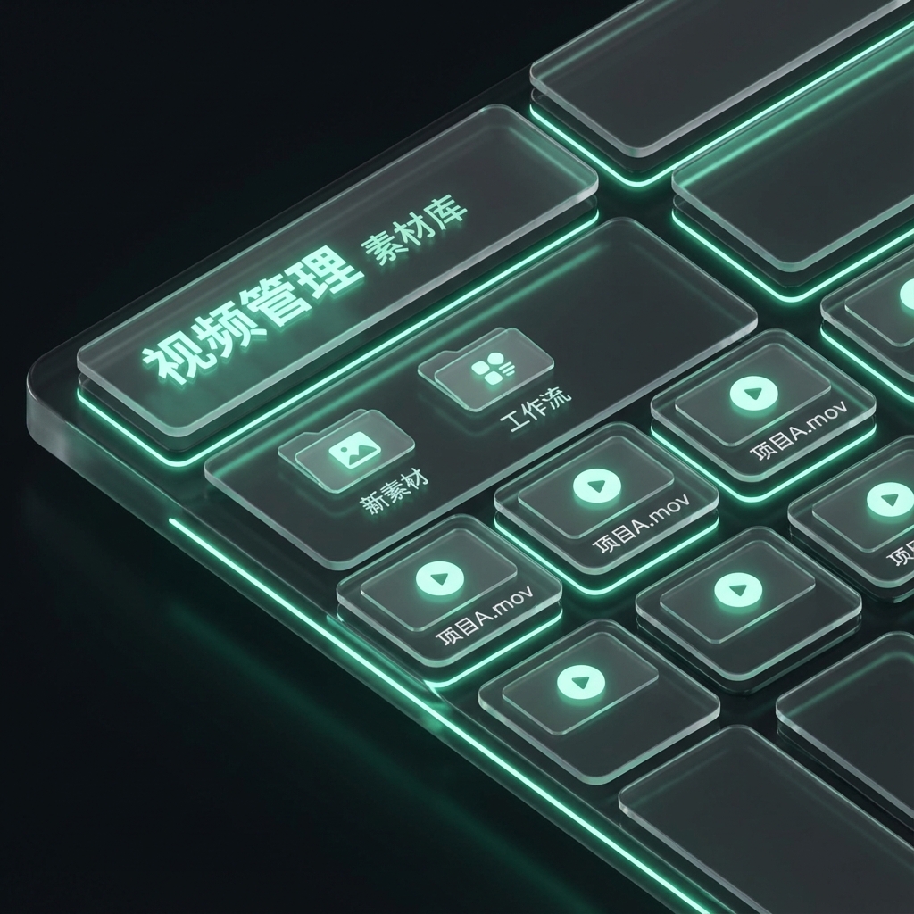 影氪 视频管理界面